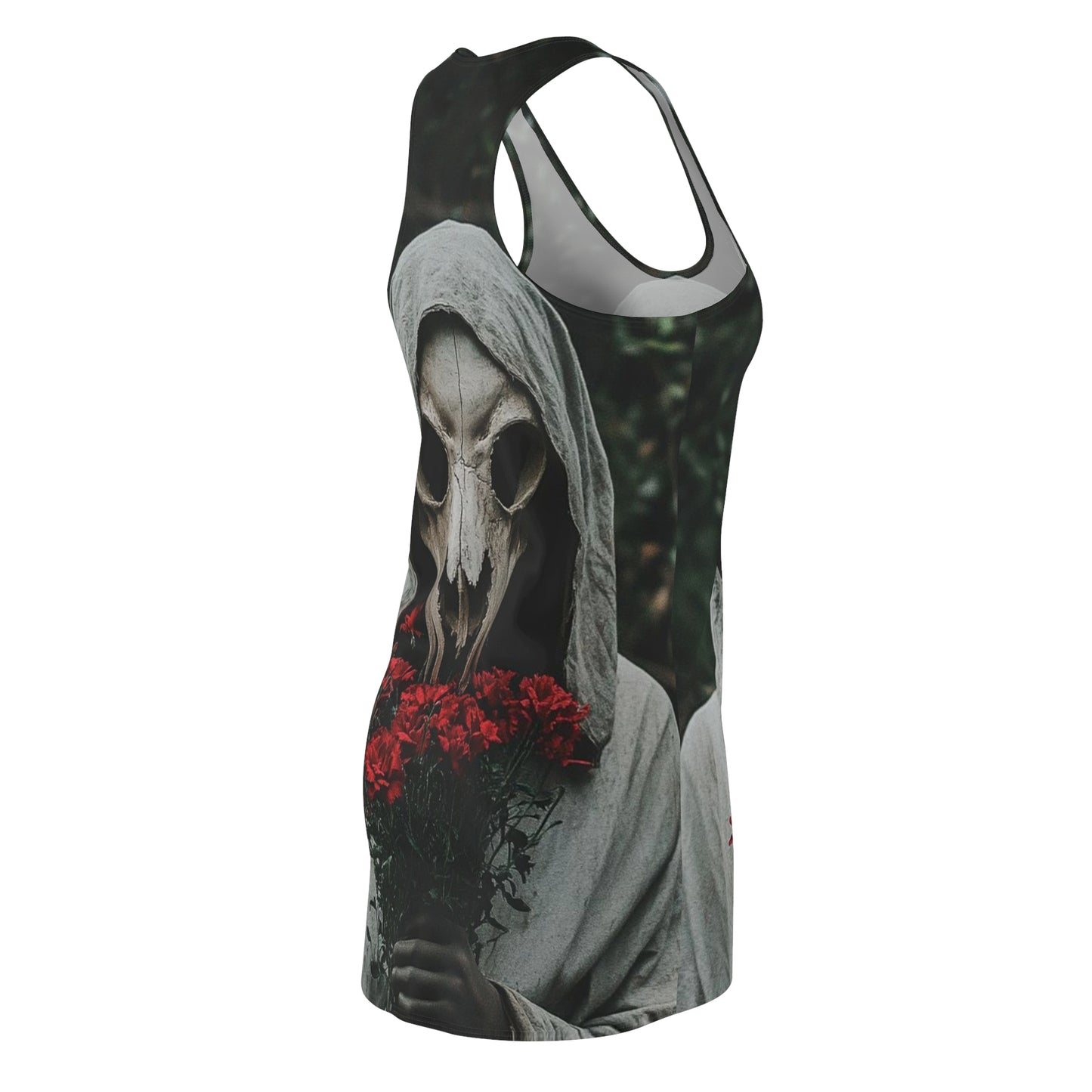 Flowers & Death Racerback Dress — Dark Floral AOP