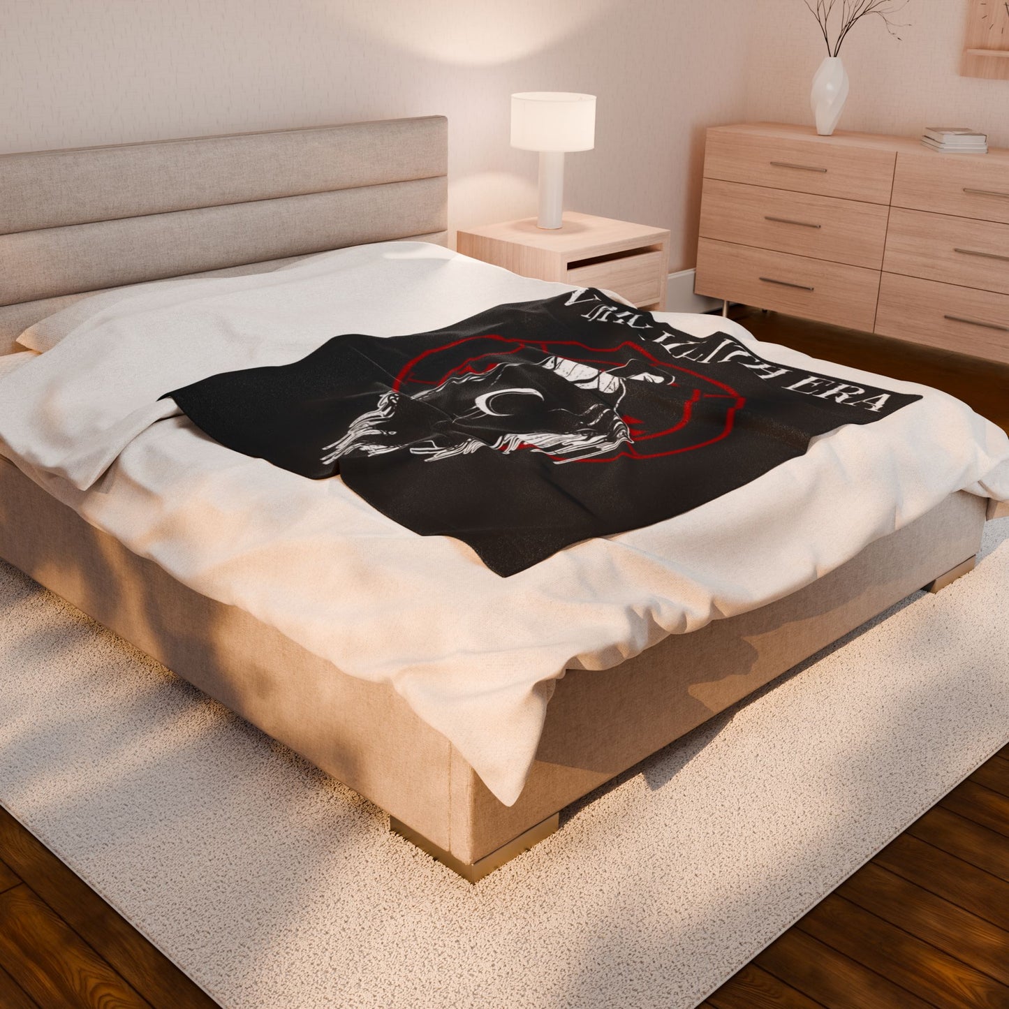 Lilith Era Velveteen Plush Blanket — Sexy Bold Graphic Throw