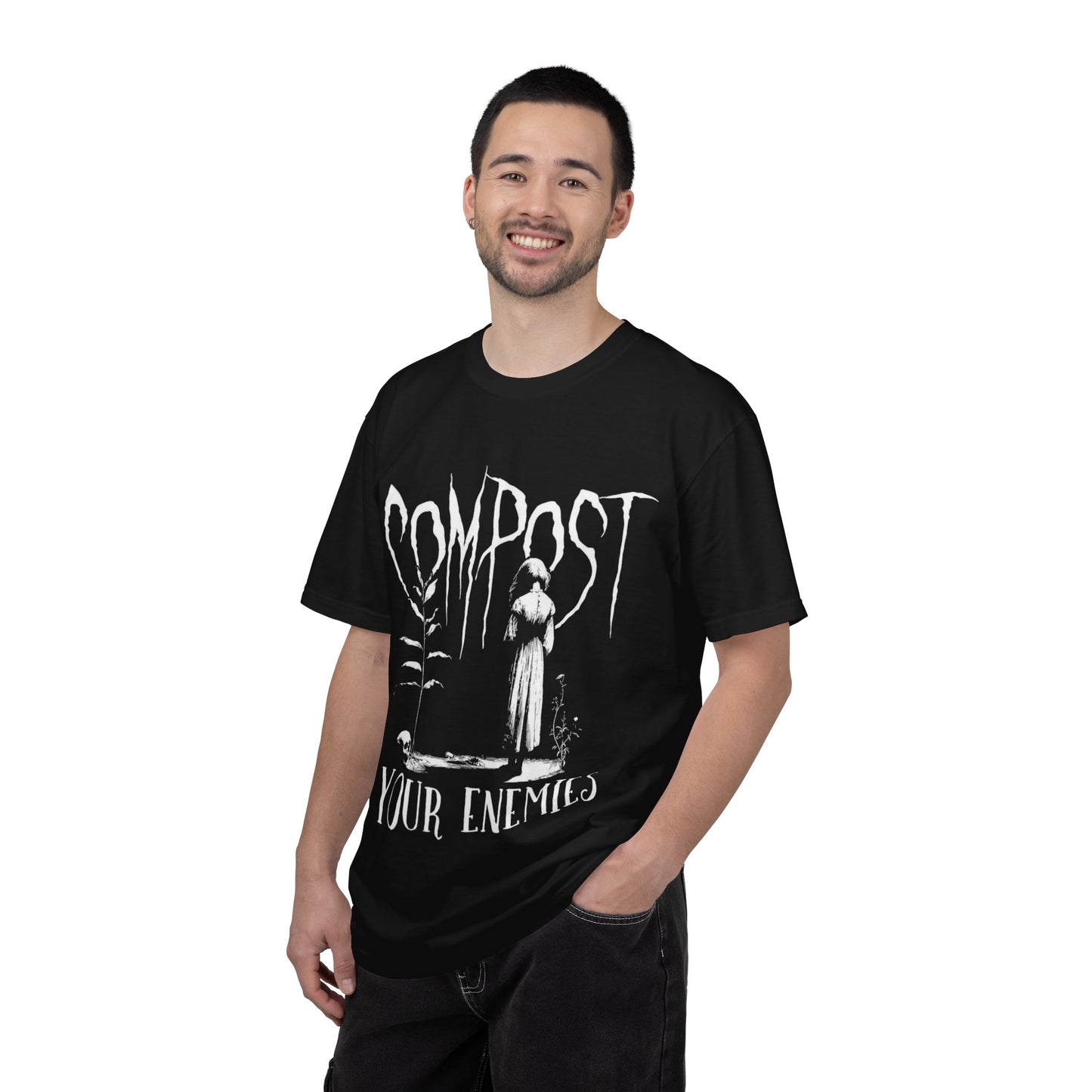 Compost Your Enemies T-Shirt — Unisex Dark Gardening Tee