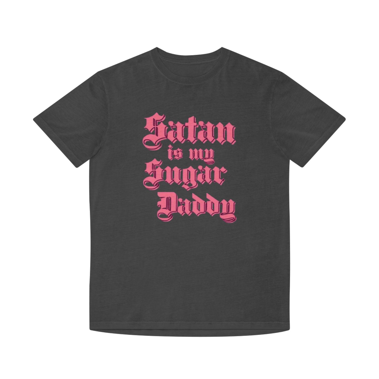 Satan Is My Sugar Daddy Graphic Tee — Bold Sexy Faded Shirt