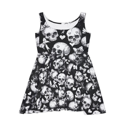 Romancing Skulls - Skater Dress