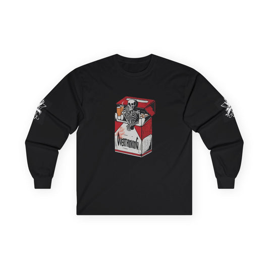 Over Thinking - Cotton Unisex Long Sleeve Tee