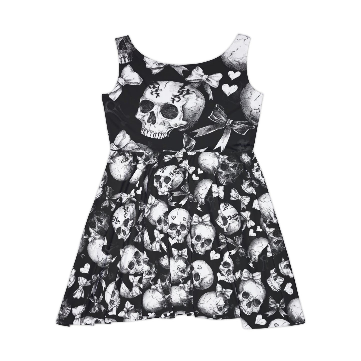 Romancing Skulls - Skater Dress