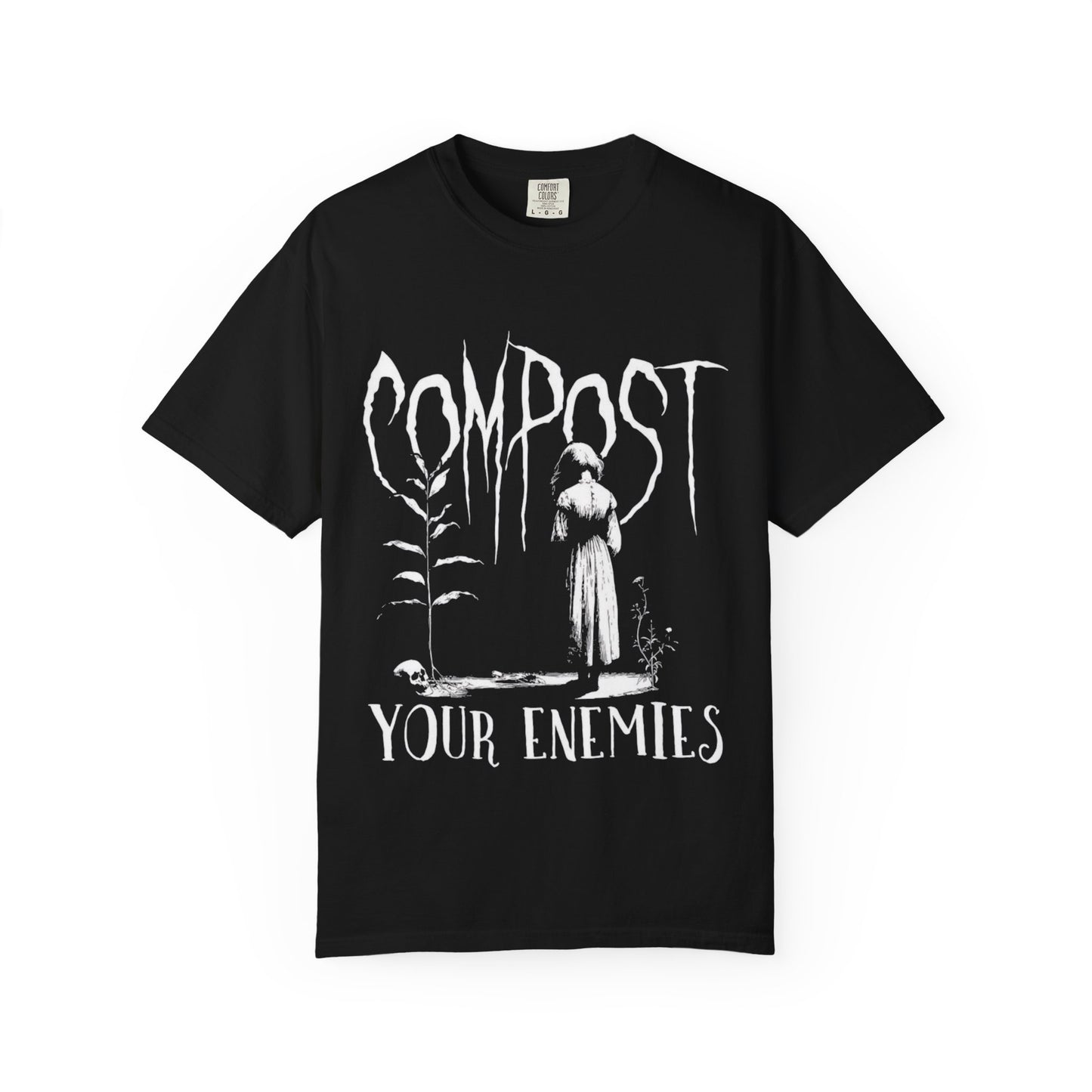 Compost Your Enemies T-Shirt — Unisex Dark Gardening Tee