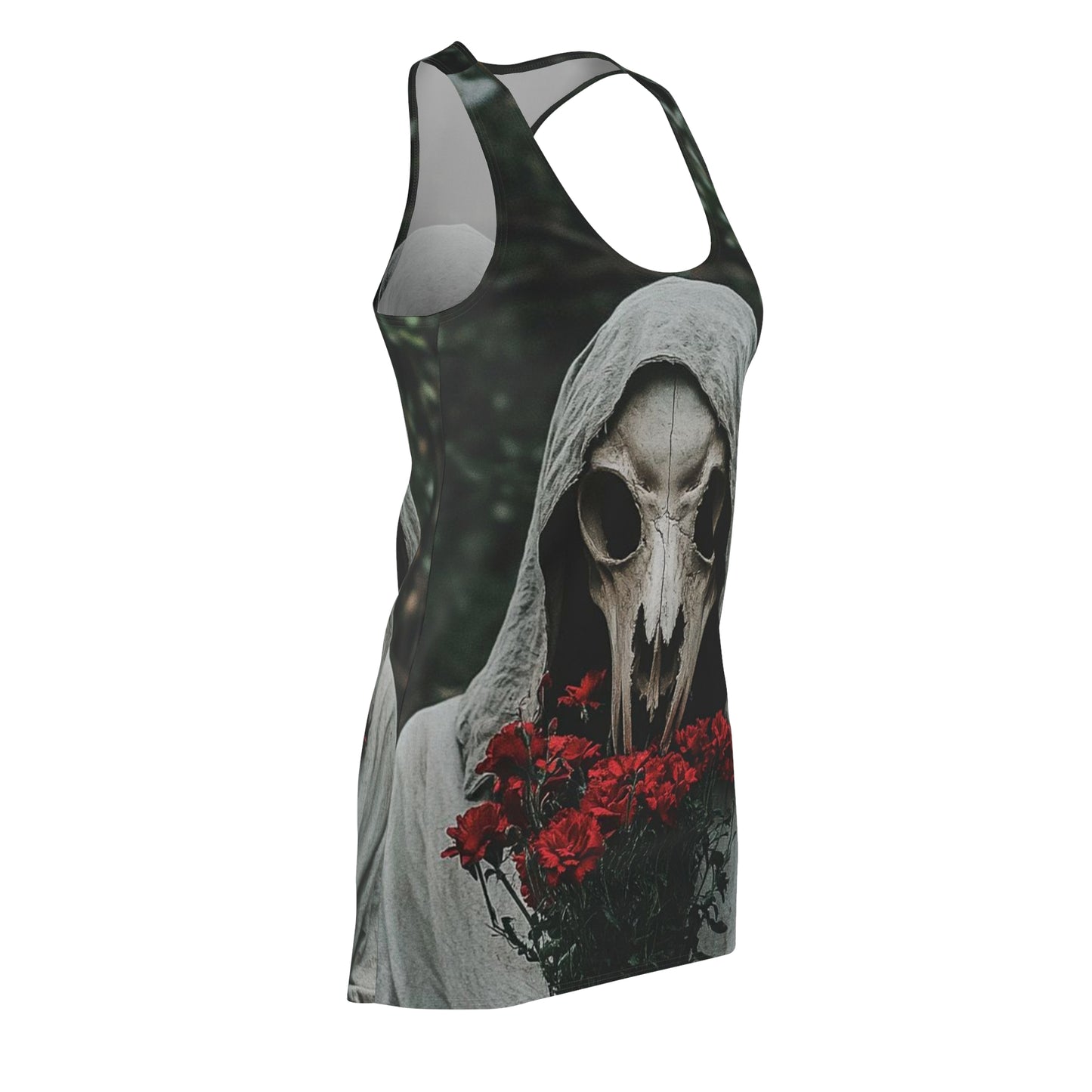 Flowers & Death Racerback Dress — Dark Floral AOP